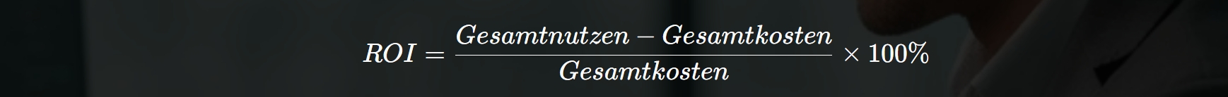 Analyse ROI