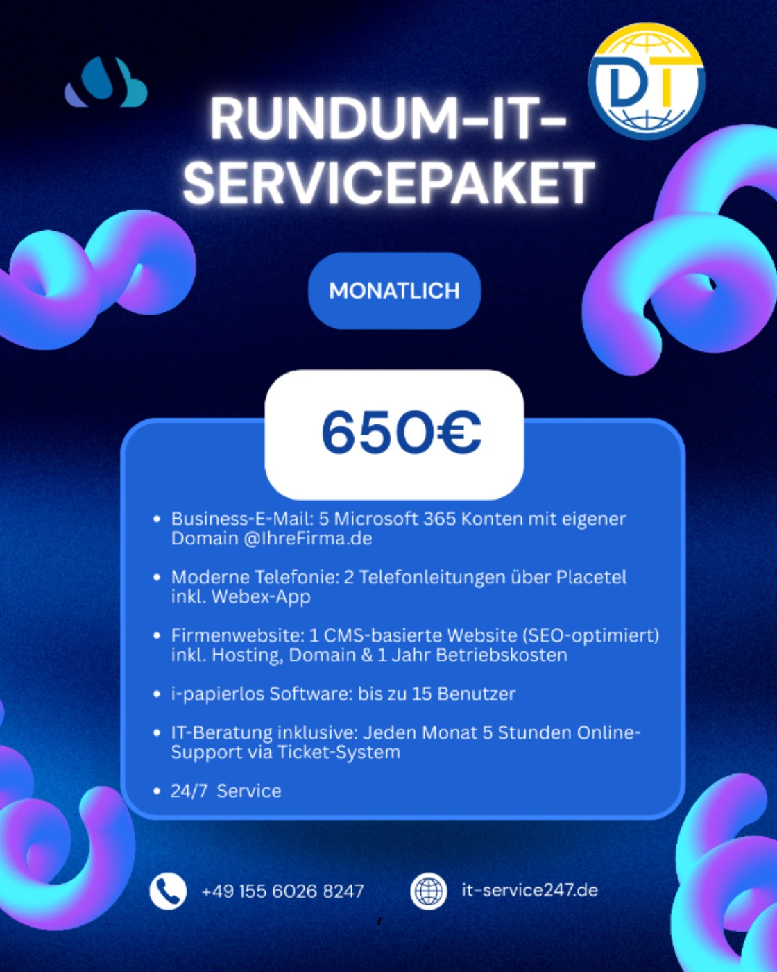 Rundum-sorglos-Pakete für kleine Unternehmen und Start-ups
