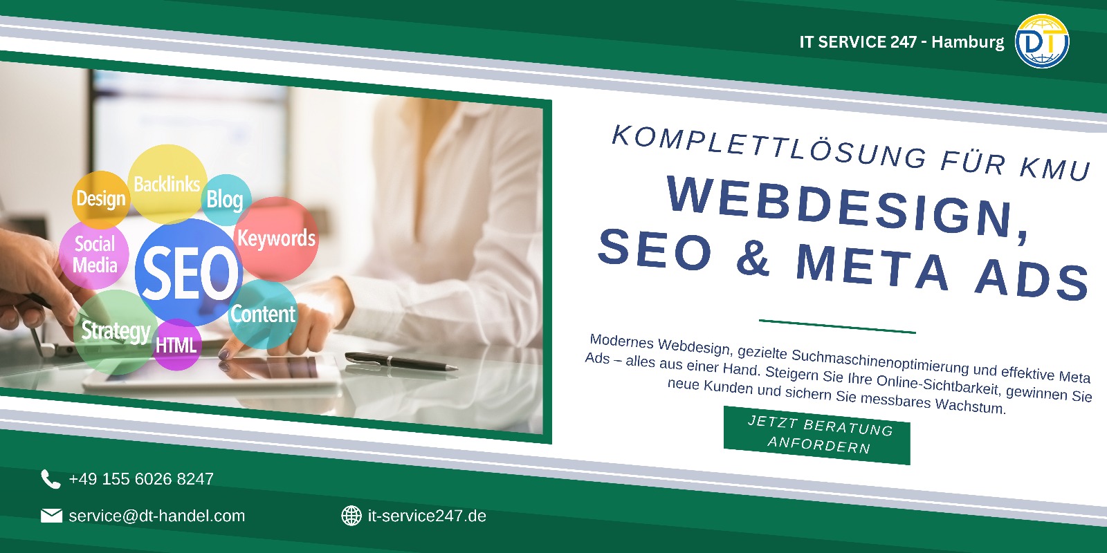 Webdesign SEO Meta Ads KMU Deutschland – Ihr Komplettpaket für Online-Erfolg